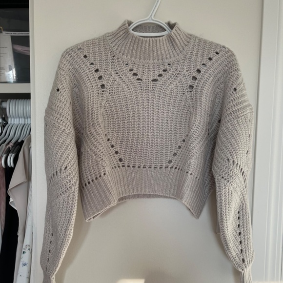 Aritzia Wilfred⎜GOULAINE SWEATER⎜HEATHER BIRCH - Picture 13 of 13